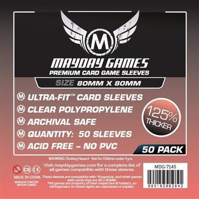 Sleeves Premium Square Card (80x80mm)