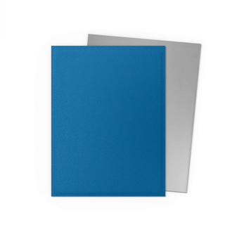 SLEEVES DS Matte Dual Cobalt & Silver (100) - De Dondersteen