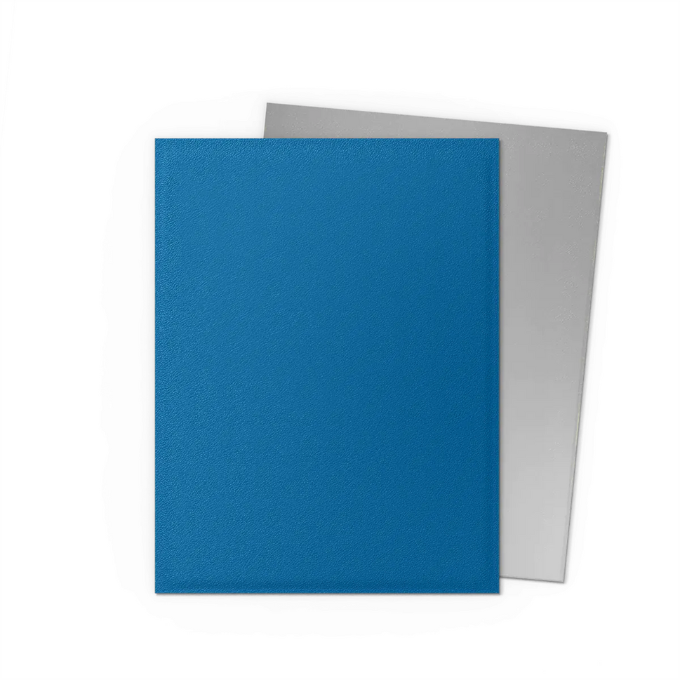 SLEEVES DS Matte Dual Cobalt & Silver (100)