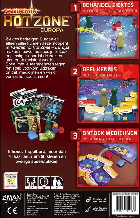 Pandemic Hot Zone Europa (NL) - De Dondersteen