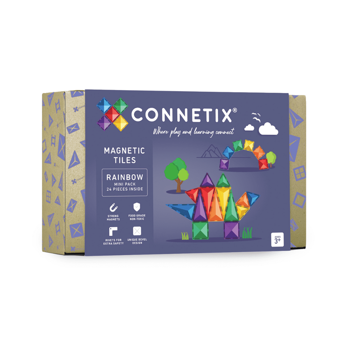 Connetix Rainbow Mini Pack – 24-delig (Introductieset)