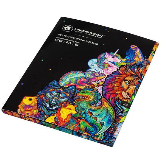 Unidragon set voor het ophangen van puzzels