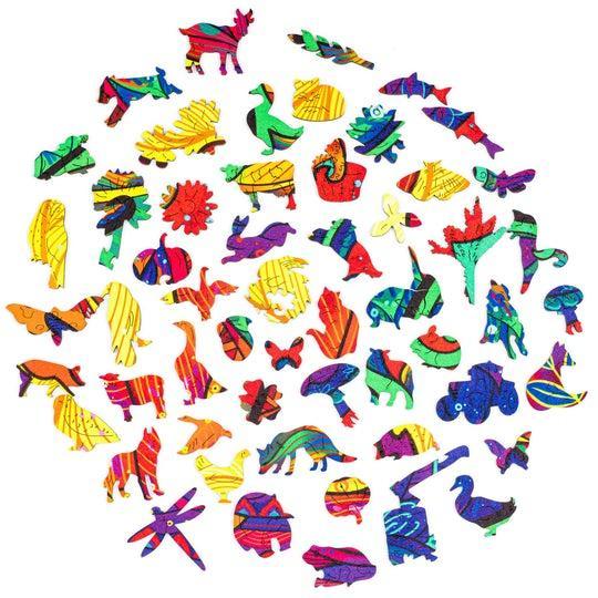 Unidragon Wooden Puzzle Alluring Fox King Size