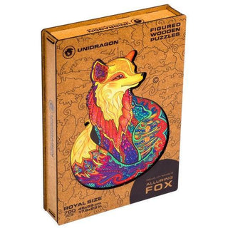 Unidragon Wooden Puzzle Alluring Fox M - De Dondersteen