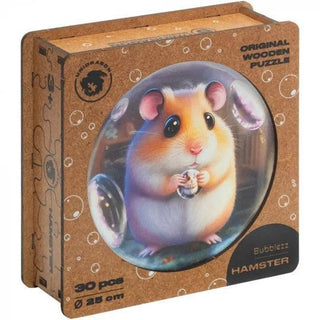Unidragon Wooden Puzzle Bubblezz Hamster - De Dondersteen