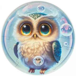 Unidragon Wooden Puzzle Bubblezz Owl - De Dondersteen