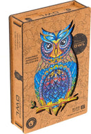 Switch Unidragon Wooden Puzzle Charming Owl Royal Size - De Dondersteen 2 image