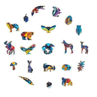 Unidragon Wooden Puzzle Charming Owl S - De Dondersteen