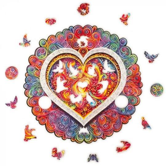 Unidragon Wooden Puzzle Conscious Love Royal Size - De Dondersteen