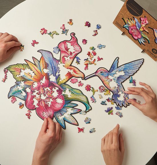 Unidragon Wooden Puzzle Elusive Colibri King Size