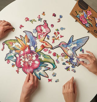 Unidragon Wooden Puzzle Elusive Colibri King Size - De Dondersteen