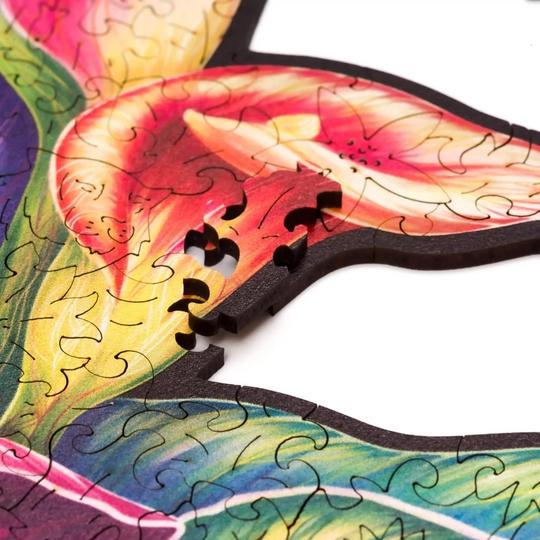 Unidragon Wooden Puzzle Elusive Colibri M - De Dondersteen