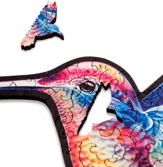 Unidragon Wooden Puzzle Elusive Colibri Royal Size - De Dondersteen