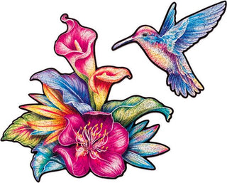 Unidragon Wooden Puzzle Elusive Colibri S - De Dondersteen