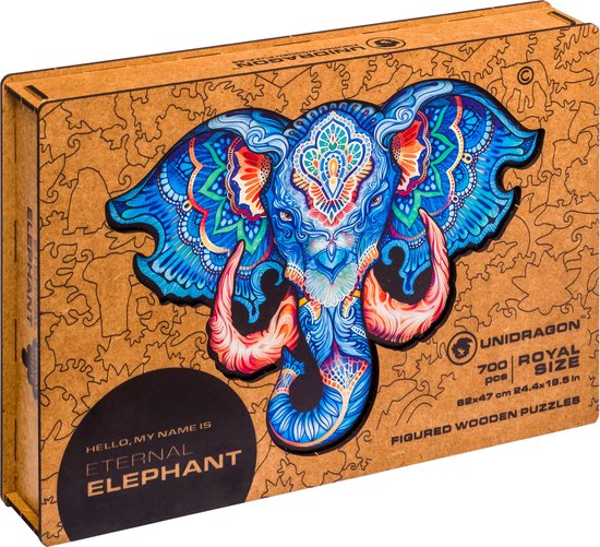 Unidragon Wooden Puzzle Eternal Elephant King Size