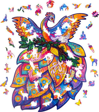 Unidragon Wooden Puzzle Fairy Bird King Size - De Dondersteen