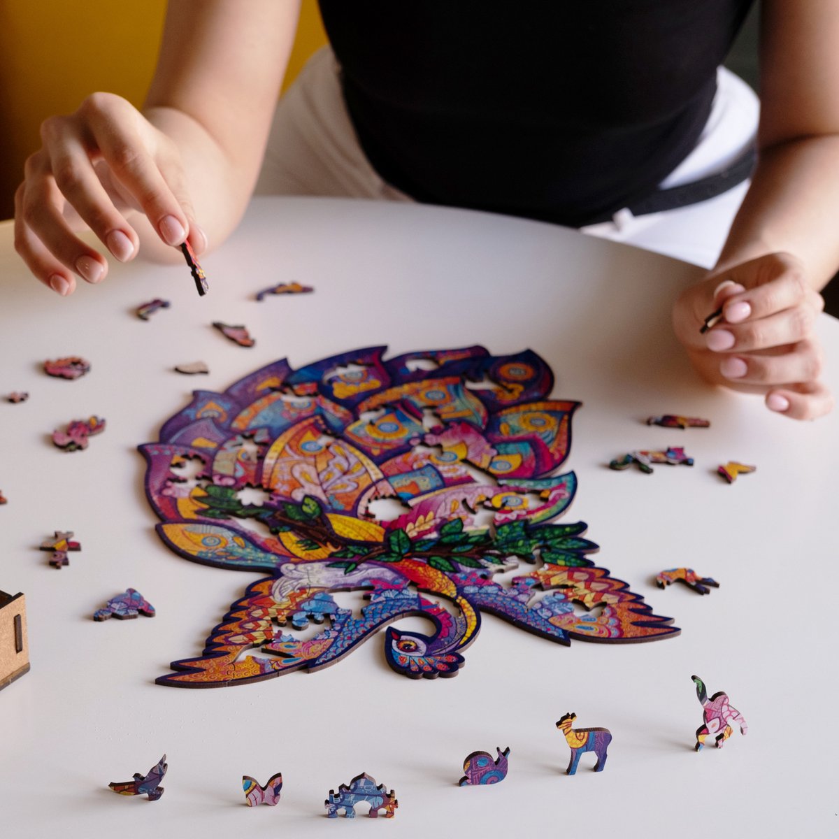 Unidragon Wooden Puzzle Fairy Bird King Size - De Dondersteen