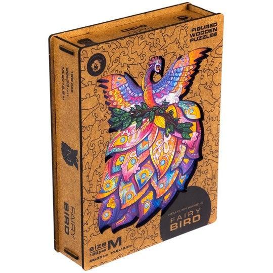 Unidragon Wooden Puzzle Fairy Bird S - De Dondersteen