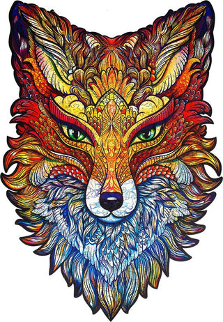 Unidragon Wooden Puzzle Fiery Fox Royal Size - De Dondersteen