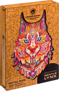 Unidragon Wooden Puzzle Gentle Lynx King Size