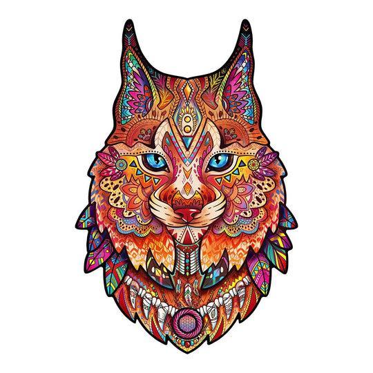 Unidragon Wooden Puzzle Gentle Lynx M - De Dondersteen