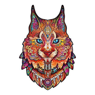 Unidragon Wooden Puzzle Gentle Lynx M - De Dondersteen