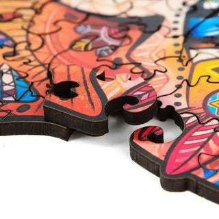 Unidragon Wooden Puzzle Gentle Lynx M - De Dondersteen