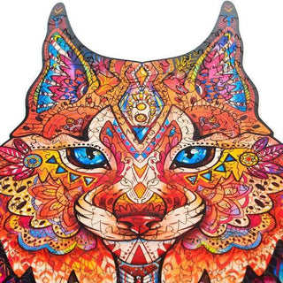 Unidragon Wooden Puzzle Gentle Lynx M - De Dondersteen