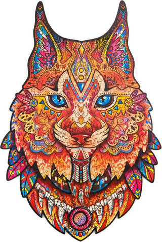 Unidragon Wooden Puzzle Gentle Lynx Royal Size - De Dondersteen