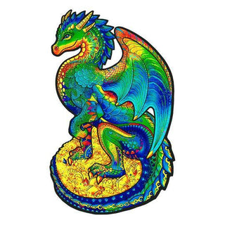 Unidragon Wooden Puzzle Guarding Dragon King Size - De Dondersteen
