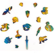 Unidragon Wooden Puzzle Guarding Dragon King Size