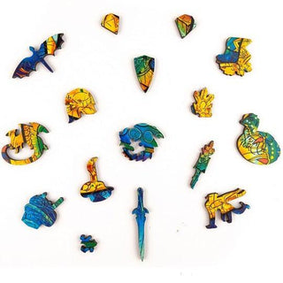 Unidragon Wooden Puzzle Guarding Dragon M - De Dondersteen