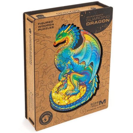 Unidragon Wooden Puzzle Guarding Dragon M - De Dondersteen