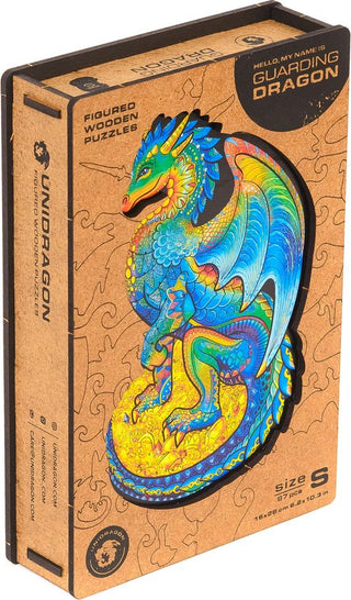 Unidragon Wooden Puzzle Guarding Dragon Royal Size - De Dondersteen
