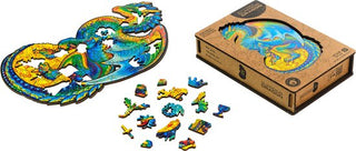 Unidragon Wooden Puzzle Guarding Dragon Royal Size - De Dondersteen