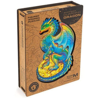 Unidragon Wooden Puzzle Guarding Dragon S - De Dondersteen