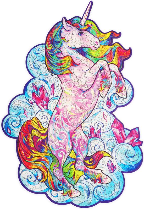 Unidragon Wooden Puzzle Inspiring Unicorn Royal Size - De Dondersteen