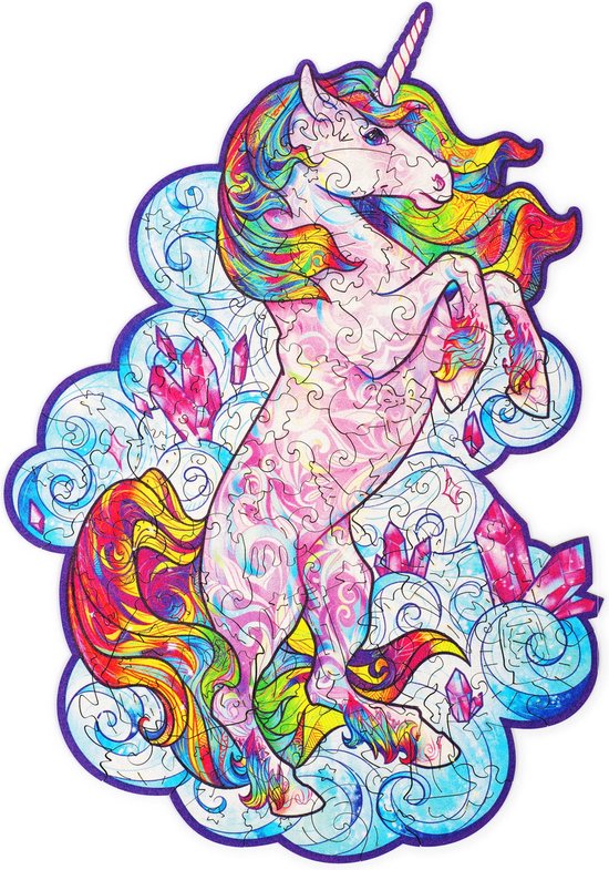 Unidragon Wooden Puzzle Inspiring Unicorn S - De Dondersteen