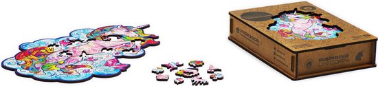 Unidragon Wooden Puzzle Inspiring Unicorn S