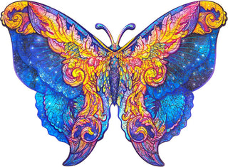 Unidragon Wooden Puzzle Intergalaxy Butterfly Royal Size - De Dondersteen