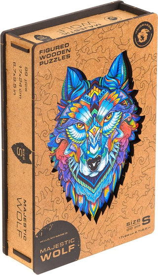 Unidragon Wooden Puzzle Majestic Wolf Royal Size - De Dondersteen