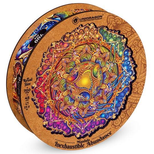 Unidragon Wooden Puzzle Mandala Inexhaustible Abundance M