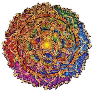 Unidragon Wooden Puzzle Mandala Inexhaustible Abundance Royal Size - De Dondersteen