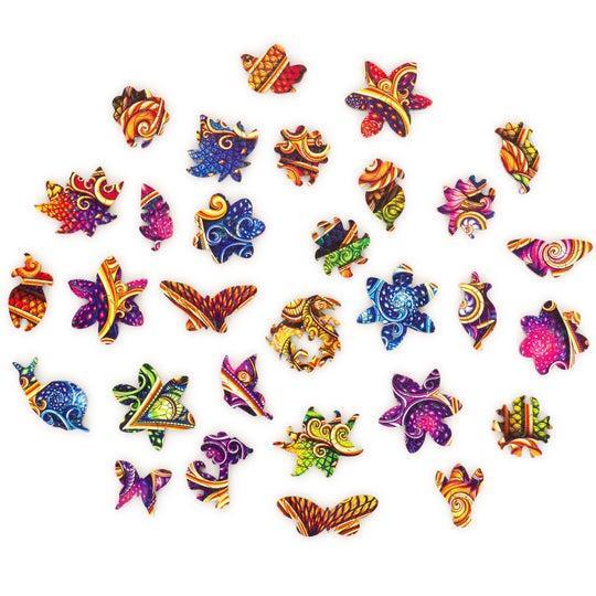 Unidragon Wooden Puzzle Mandala Inexhaustible Abundance Royal Size - De Dondersteen