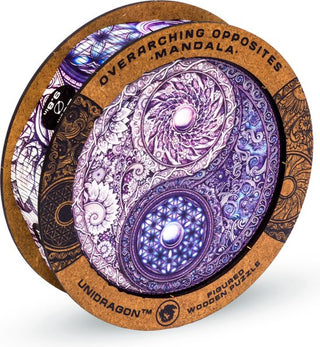 Unidragon Wooden Puzzle Mandala Overarching Opposites King Size - De Dondersteen