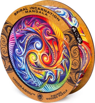 Unidragon Wooden Puzzle Mandela Spiral Incarnation Royal Size - De Dondersteen