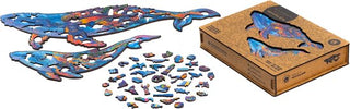 Unidragon Wooden Puzzle Milky Whales Royal Size - De Dondersteen
