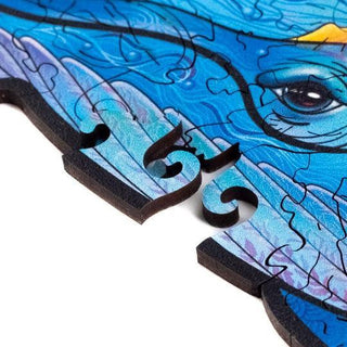 Unidragon Wooden Puzzle Milky Whales M - De Dondersteen