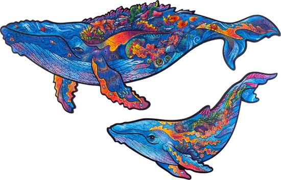 Unidragon Wooden Puzzle Milky Whales King Size