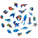 Switch Unidragon Wooden Puzzle Milky Whales S - De Dondersteen 2 image